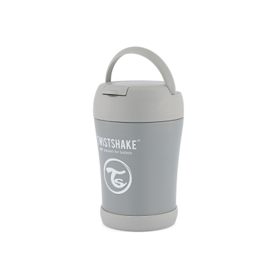 Twistshake Ισοθερμικό Δοχείο Φαγητού 350ml Pastel Grey (32-08-78751) Twistshake Ισοθερμικό Δοχείο Φαγητού 350ml Pastel Grey (32-08-78751)