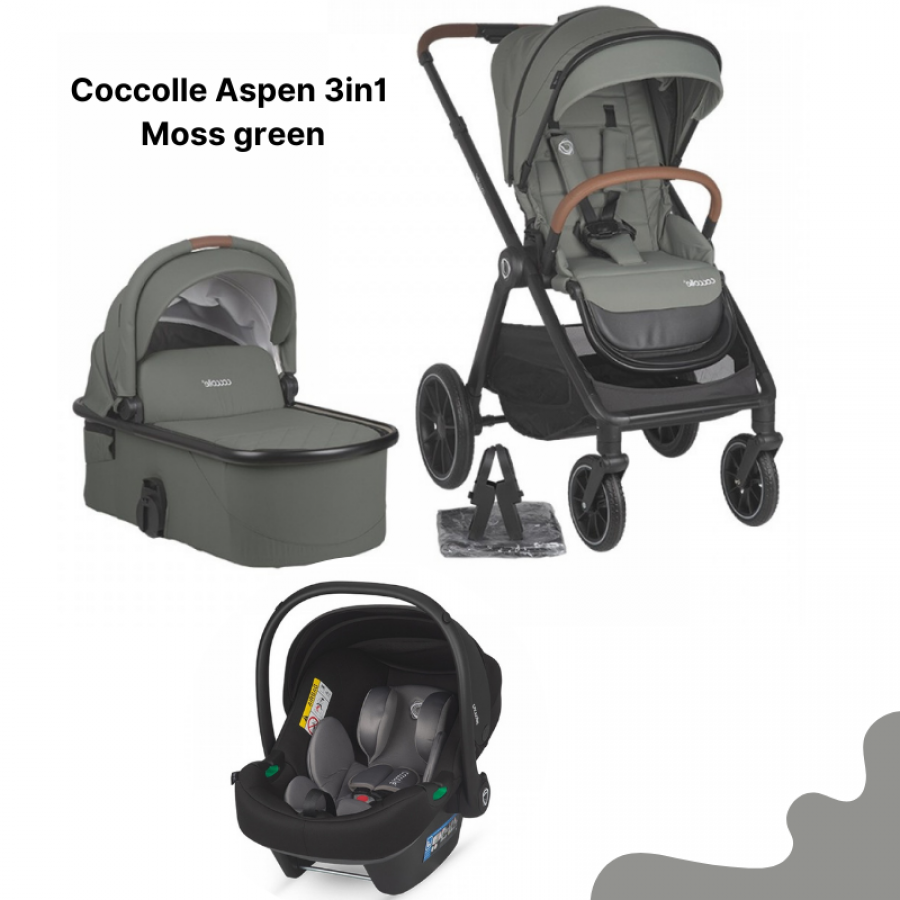 Coccolle Πολυκαρότσι 3σε1 Aspen Moss Green (324062380-1)