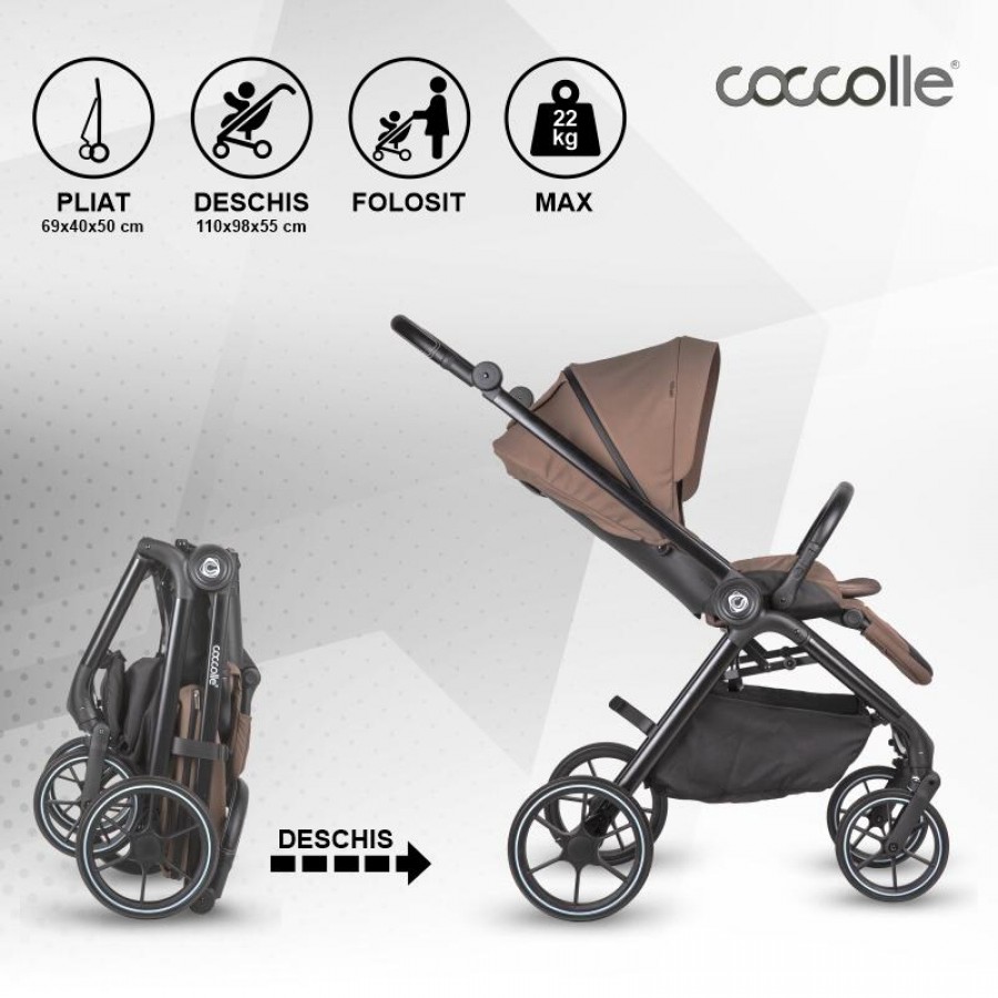Coccolle Πολυκαρότσι 4σε1 Serry Liht Taupe (325065444-1)