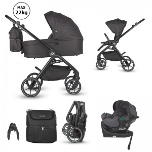 Coccolle Πολυκαρότσι 4σε1 Serry Jet Black (325065460-1)