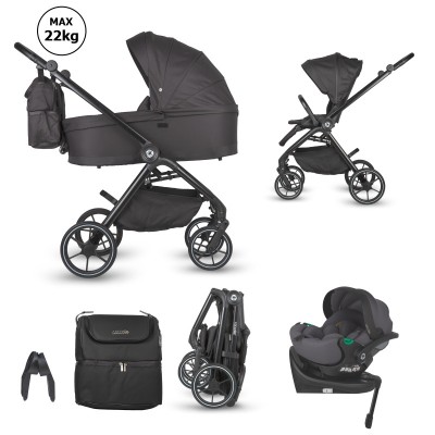Coccolle Πολυκαρότσι 4σε1 Serry Jet Black (325065460-1)