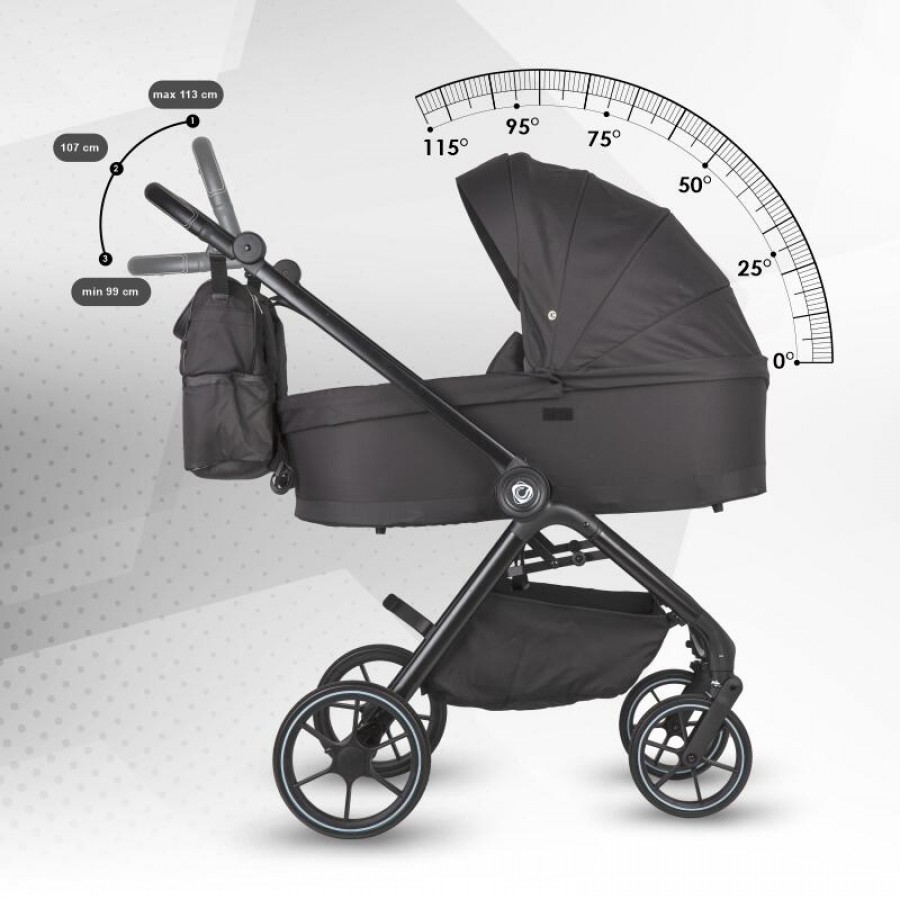 Coccolle Πολυκαρότσι 4σε1 Serry Jet Black (325065460-1) Coccolle Πολυκαρότσι 4σε1 Serry Jet Black (325065460-1)