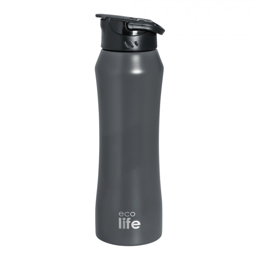 Eco Life Θερμός από ανοξείδωτο ατσάλι Grey Thermos 550ml Με Eσωτερικό Καλαμάκι (33-BO-3061) Eco Life Θερμός από ανοξείδωτο ατσάλι Grey Thermos 550ml Με Eσωτερικό Καλαμάκι (33-BO-3061)