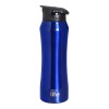 Eco Life Θερμός από ανοξείδωτο ατσάλι Blue Thermos 550ml Με Eσωτερικό Καλαμάκι (33-BO-3062)