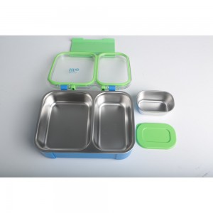 Eco Life Φαγητοδοχείο 800ml Με 2 Χωρίσματα & Μπωλ Μπλε (33-BO-9054) Eco Life Φαγητοδοχείο 800ml Με 2 Χωρίσματα & Μπωλ Μπλε (33-BO-9054)