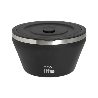 Eco Life Θερμός Φαγητού 1180ML Black (33-BO-9058)
