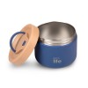 Eco Life Στρογγυλό Θερμός Φαγητού 650ml Μπλε (33-BO-9063)