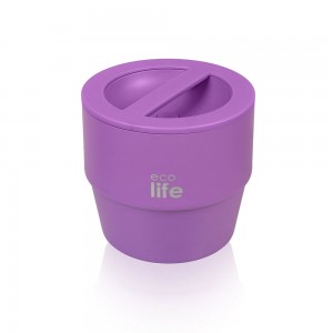 Eco Life Στρογγυλό Θερμός Φαγητού 750ml Μωβ (33-BO-9064)