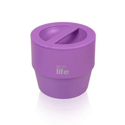Eco Life Στρογγυλό Θερμός Φαγητού 750ml Μωβ (33-BO-9064)