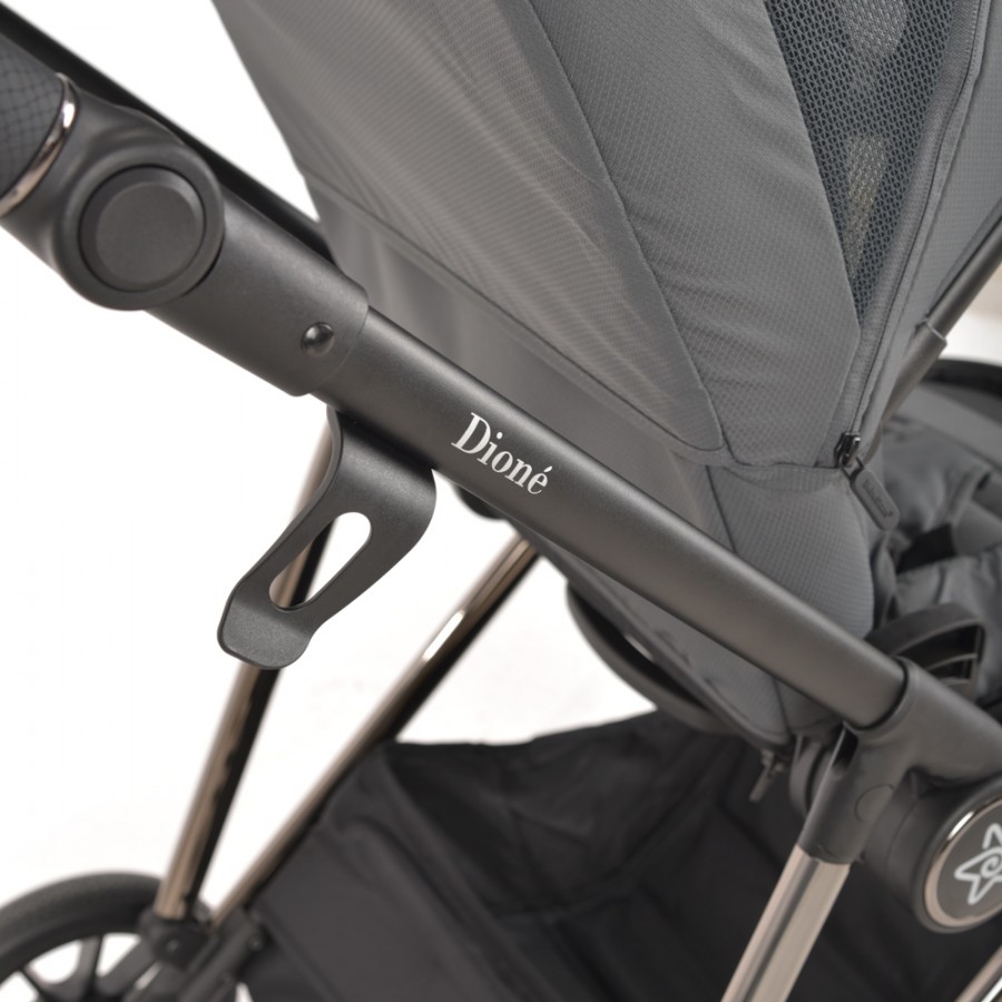 Bebe Stars Πολυκαρότσι Dione 3σε1 Titanium Grey (334-186)