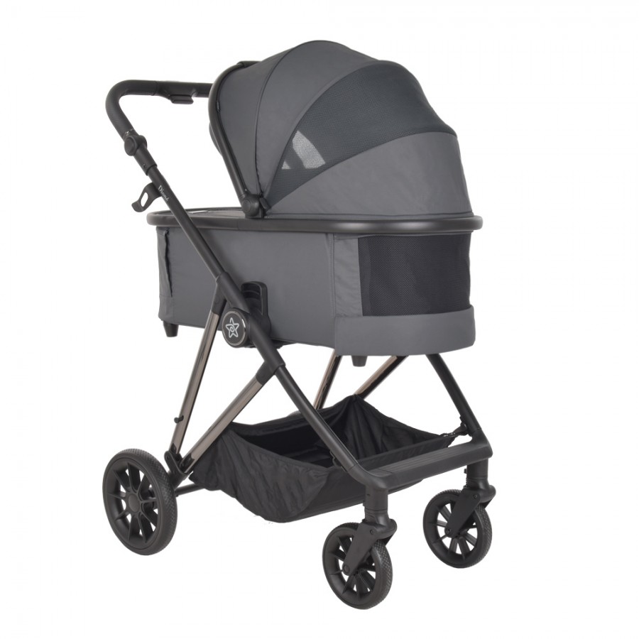 Bebe Stars Πολυκαρότσι Dione 3σε1 Titanium Grey (334-186)