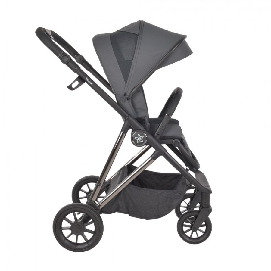 Bebe Stars Πολυκαρότσι Dione 3σε1 Titanium Grey (334-186)