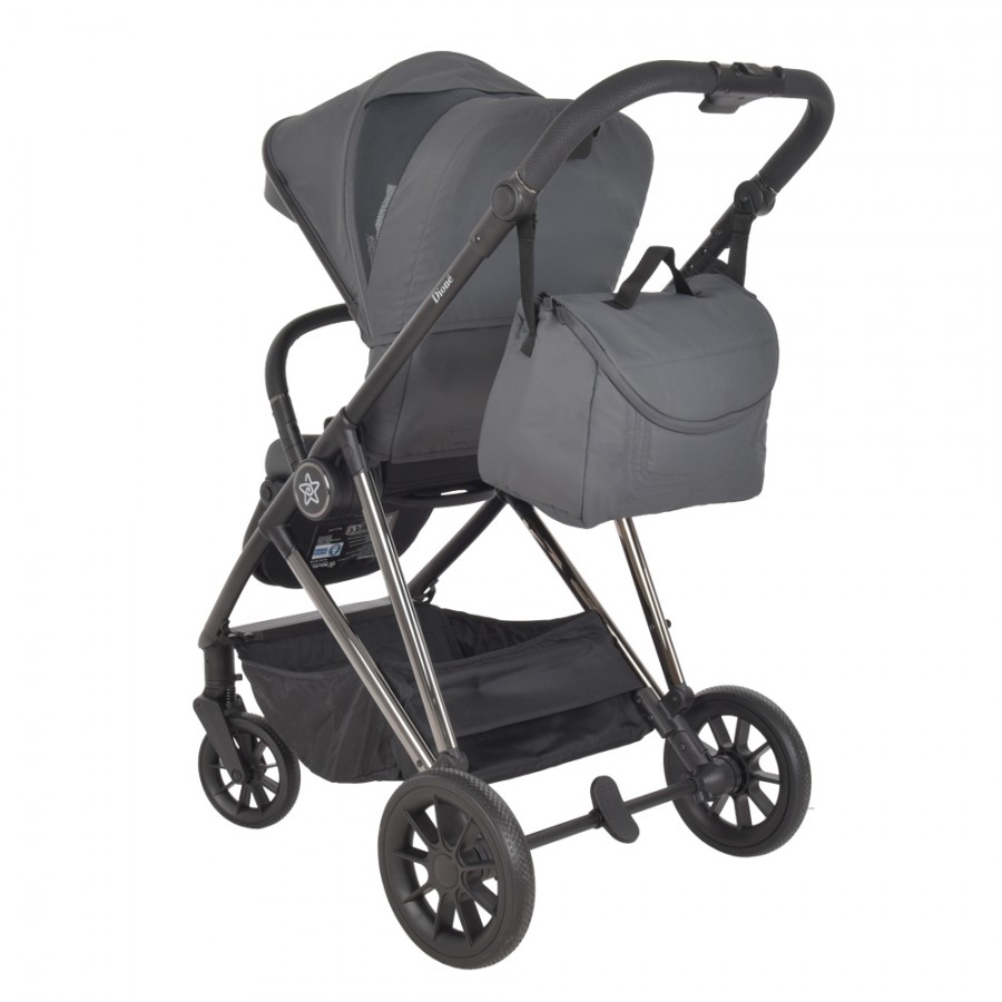 Bebe Stars Πολυκαρότσι Dione 3σε1 Titanium Grey (334-186)