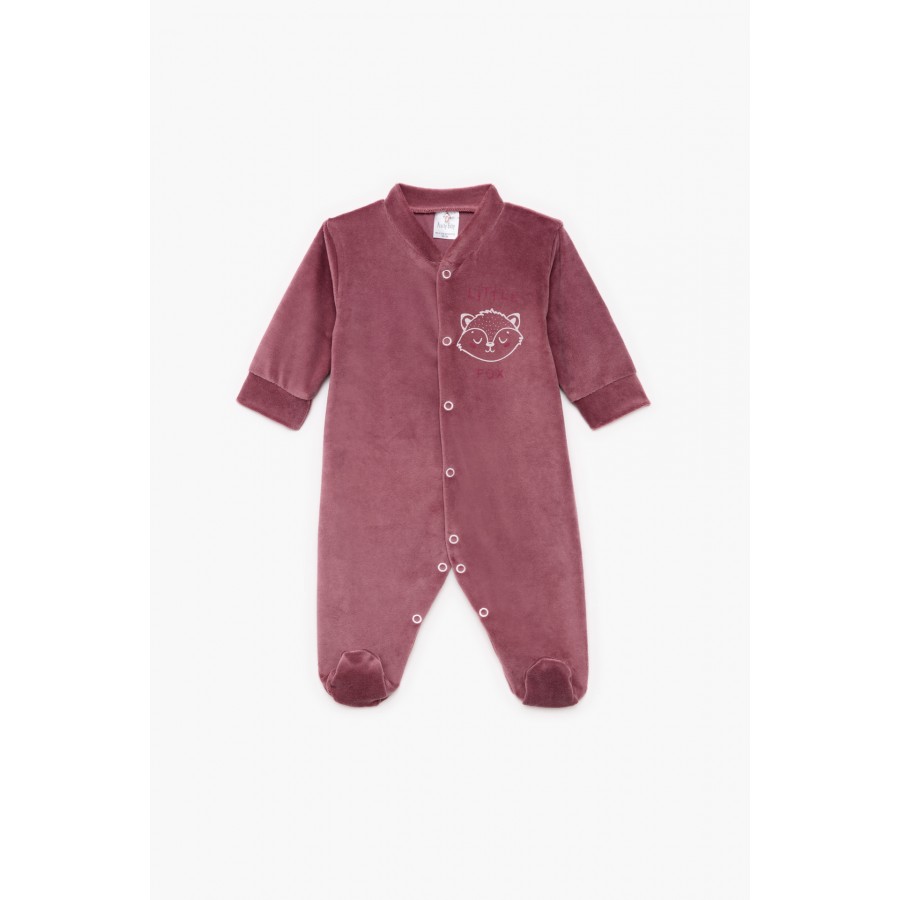 Pretty Baby Φορμάκι Βελουτέ μακρύ μανίκι Be Fox (33401)