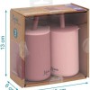 Kiokids Σετ Ποτήρια Σιλικόνης με Καλαμάκι 180ml Ροζ (3508)