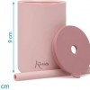 Kiokids Σετ Ποτήρια Σιλικόνης με Καλαμάκι 180ml Ροζ (3508)