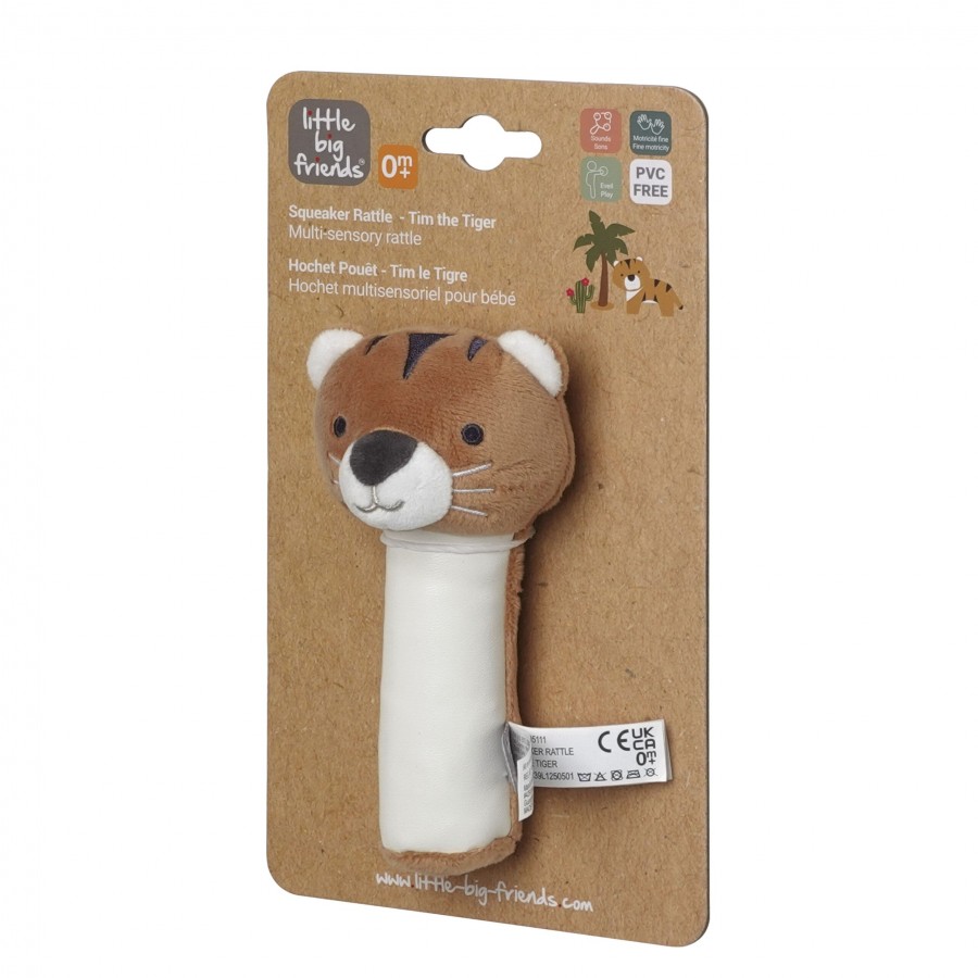 Baby to Love Βελούδινη Squeaker Κουδουνίστρα Jungle (BTL305111)