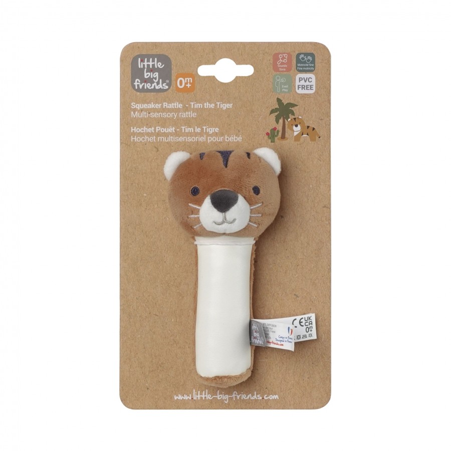 Baby to Love Βελούδινη Squeaker Κουδουνίστρα Jungle (BTL305111)