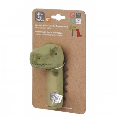 Baby to Love Βελούδινη Squeaker Κουδουνίστρα Dino (BTL305017)