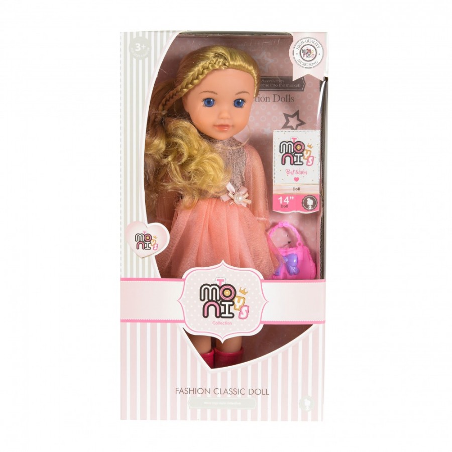 Moni Κούκλα 36cm Doll 8885 με αξεσουάρ (3800146222048)
