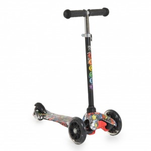 Moni Scooter Fidget με Φωτιζόμενες Ρόδες Μαύρο (3800146227968) Moni Scooter Fidget με Φωτιζόμενες Ρόδες Μαύρο (3800146227968)
