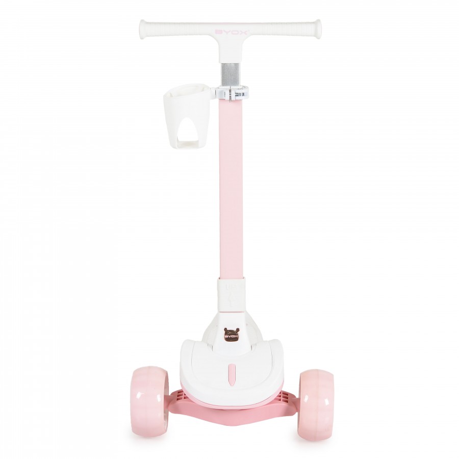 Byox Scooter με Φωτιζόμενες Ρόδες Aero Lace Pink (3800146229528)