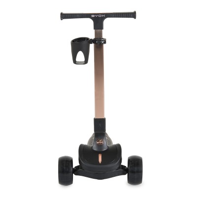 Byox Scooter με Φωτιζόμενες Ρόδες Aero Coal BLack (3800146229535)