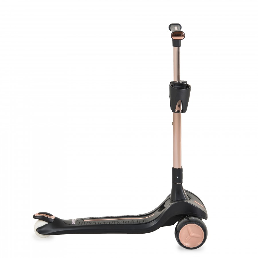 Byox Scooter με Φωτιζόμενες Ρόδες Aero Coal BLack (3800146229535)