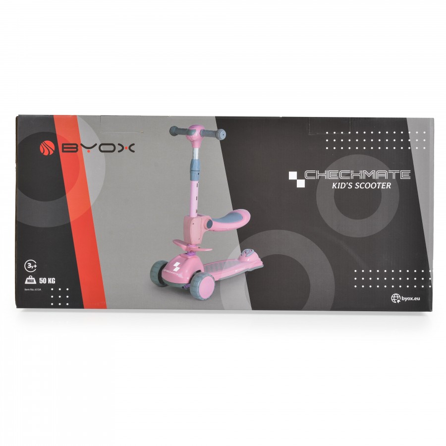 Byox Πατίνι 2 in 1 Checkmate Lace White (3800146229627)