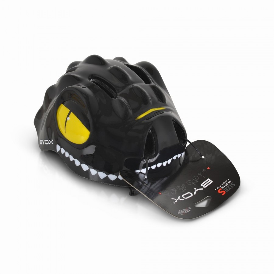 Κράνος ποδηλάτου- scooter Y27 Dino Black (3800146229733)