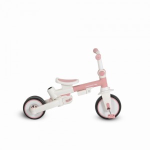 Byox Τρίκυκλο Αναδιπλούμενο Ποδήλατο Με Μπάρα Καθοδήγησης Compacto 3 in1 Pink (3800146231897)