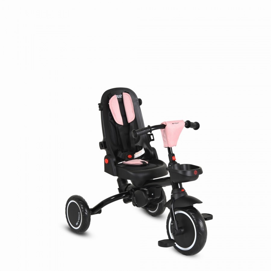 Byox Αναδιπλούμενο Τρίκυκλο Ποδηλατάκι 360° Cruz Pink (3800146231910)