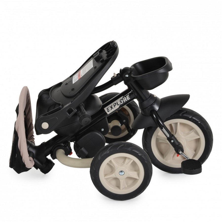 Byox Τρίκυκλο Ποδηλατάκι Αναδιπλούμενο Explore Beige (3800146231989)