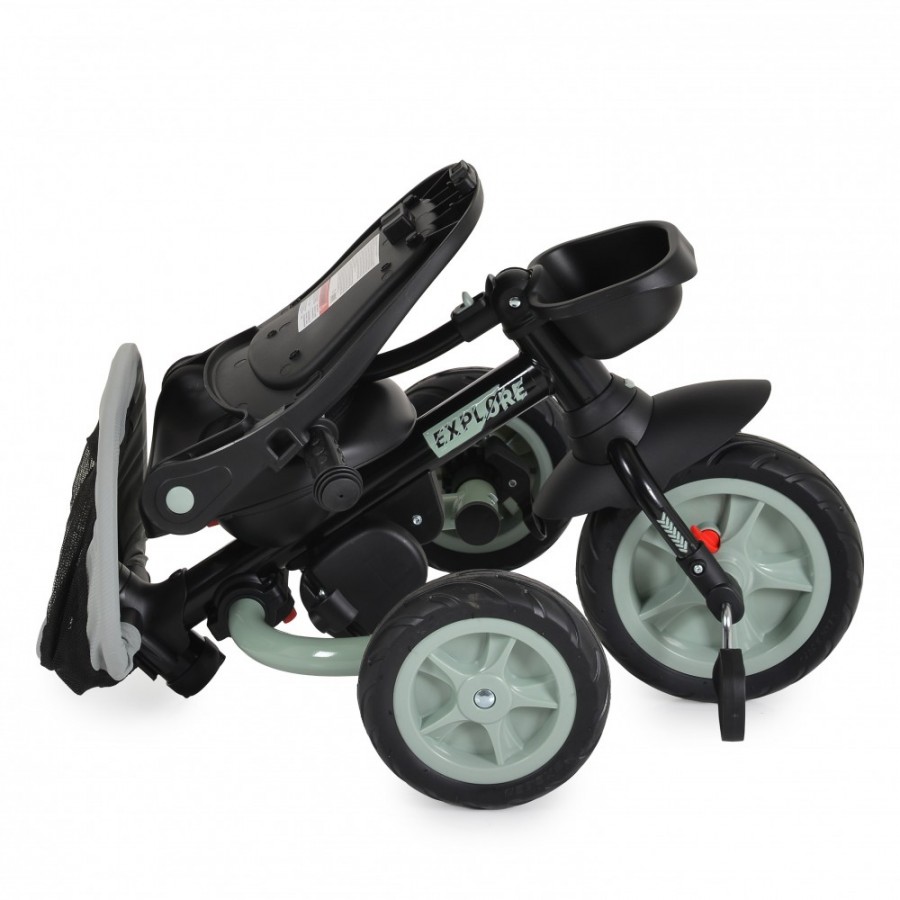 Byox Τρίκυκλο Ποδηλατάκι Αναδιπλούμενο Explore Dark Green (3800146231996)