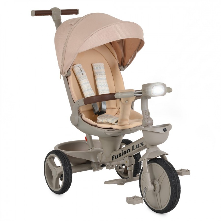 Byox Τρίκυκλο Ποδηλατάκι Fusion Lux Beige (3800146232078)