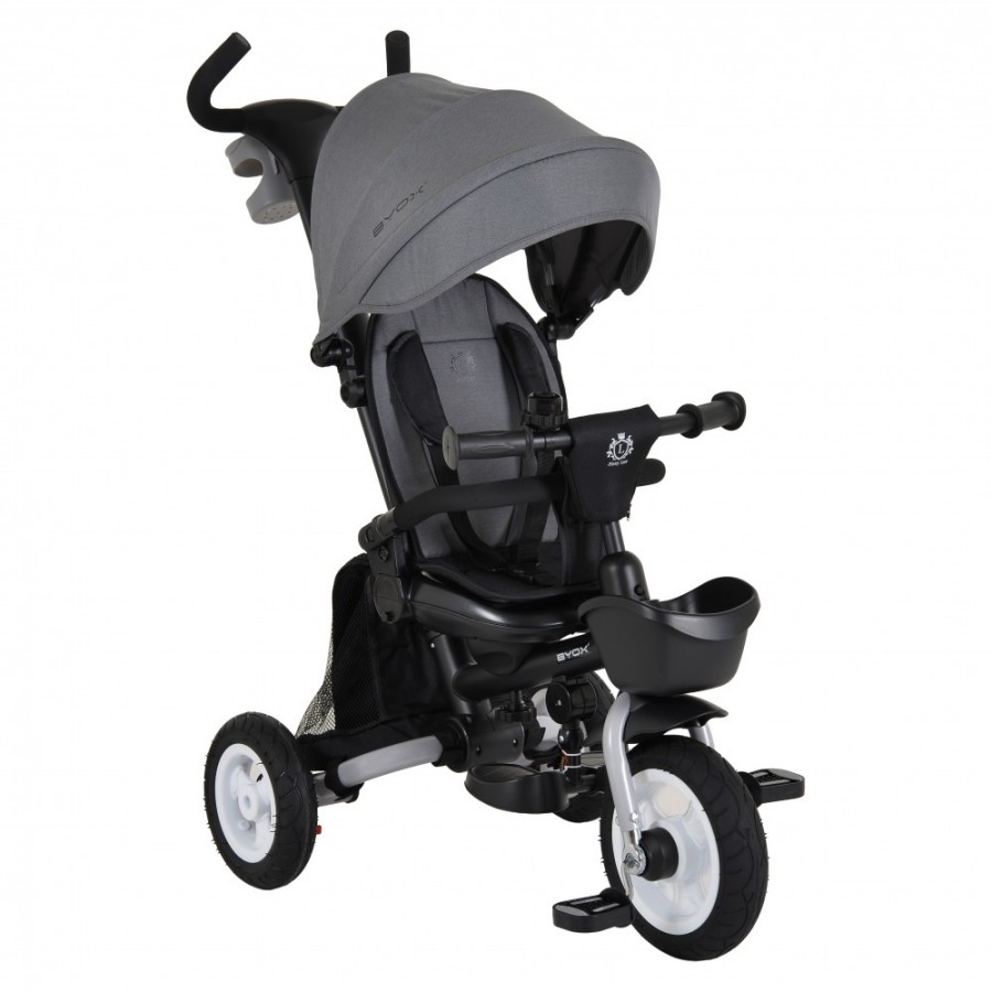 Byox Tricycle Folding Bicycle with handlebar Flexy Lux Dark Grey (3800146232146)