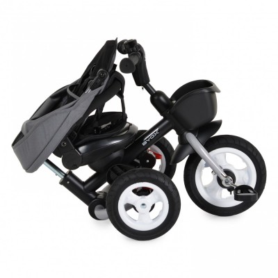 Byox Tricycle Folding Bicycle with handlebar Flexy Lux Dark Grey (3800146232146)