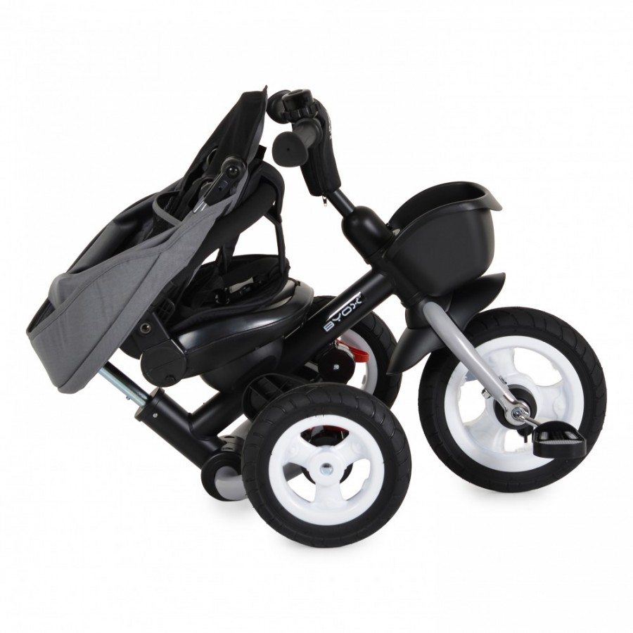 Byox Tricycle Folding Bicycle with handlebar Flexy Lux Dark Grey (3800146232146)