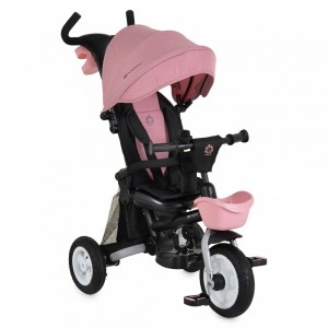 Byox Tricycle Folding Bicycle with handlebar Flexy Lux Dark Pink (3800146232153)