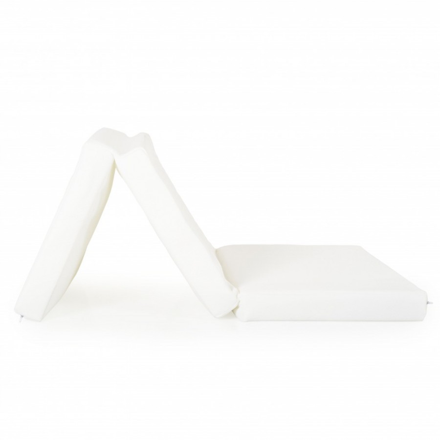 Moni Αναδιπλούμενο Στρώμα Παρκοκρέβατου Snooze pure 60cm x 120cm White (3800146249991)