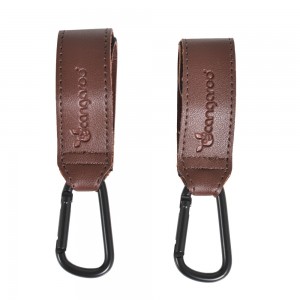 Cangaroo Universal Δερμάτινοι Γάντζοι for stroller brown (3800146271985) Cangaroo Universal Δερμάτινοι Γάντζοι for stroller brown (3800146271985)