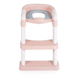 Cangaroo Σκάλα με Στεφάνι Τουαλέτας Lifty Pink (3800146272166)