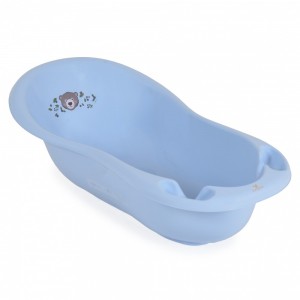 Cangaroo Αντιολισθητική Βρεφική Μπανιέρα Bathtub 100 cm Forest Bear pastel blue (3800146272364)