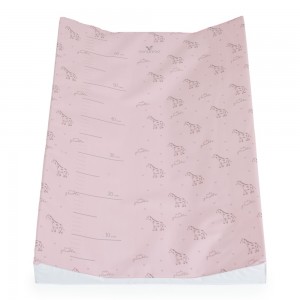 Cangaroo  Αδιάβροχη Αλλαξιέρα Μαλακή 44x67cm Pink Giraffe (3800146272555)