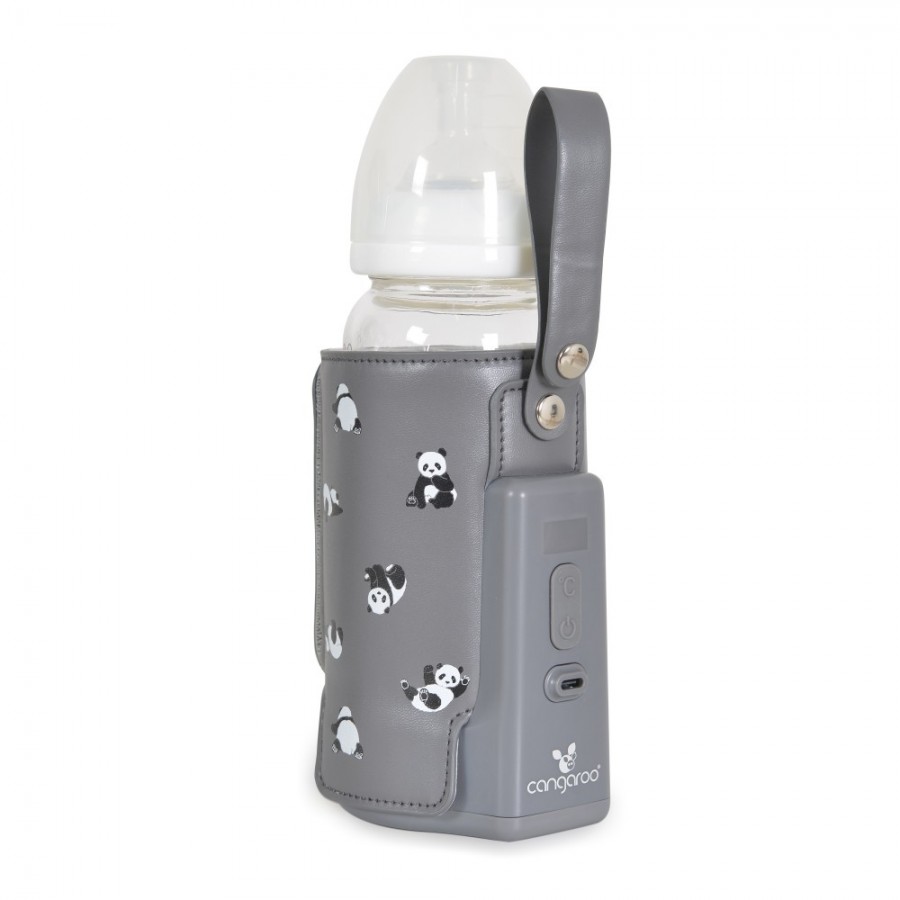 Cangaroo Θερμαντήρας Μπιμπερό Φορητός Caliente Grey (3800146272661)