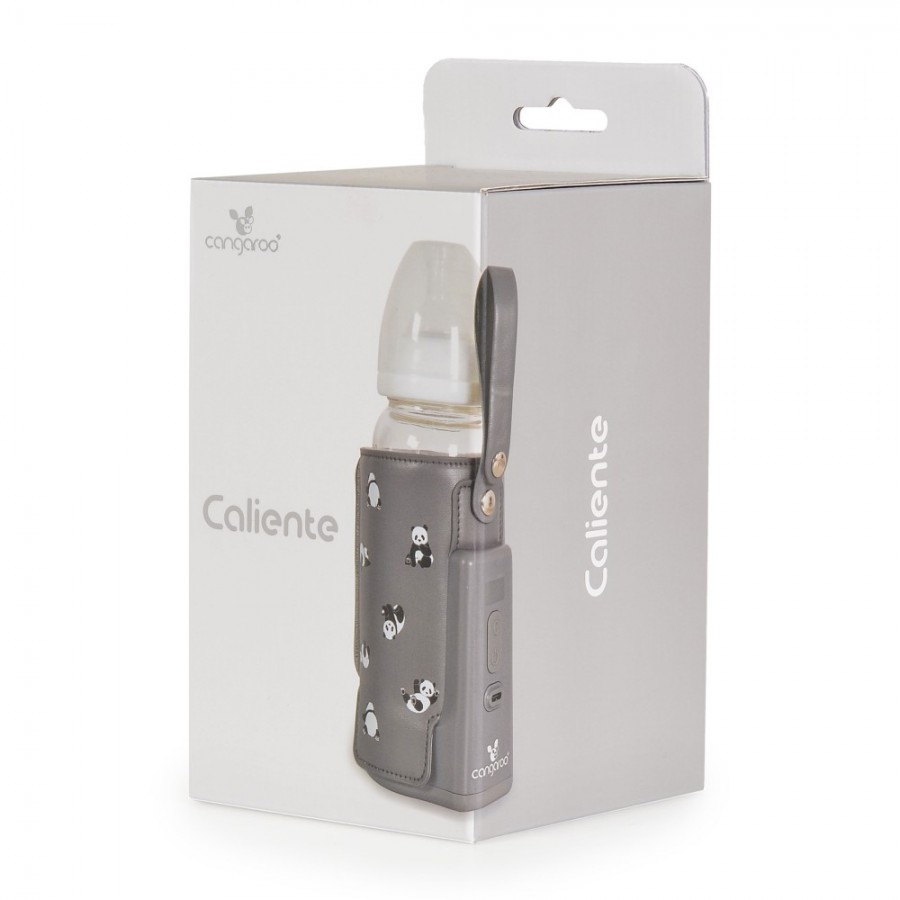 Cangaroo Θερμαντήρας Μπιμπερό Φορητός Caliente Grey (3800146272661)
