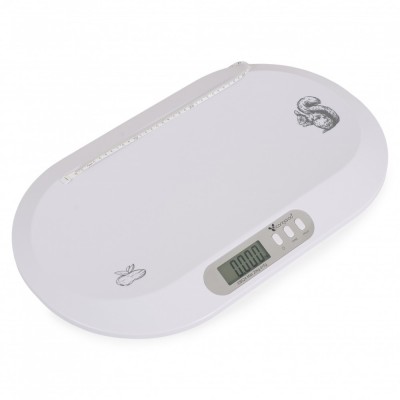 Cangaroo Ηλεκτρονική Ζυγαριά Βρέφους  έως 20 κιλά Peanut White (3800146272845)