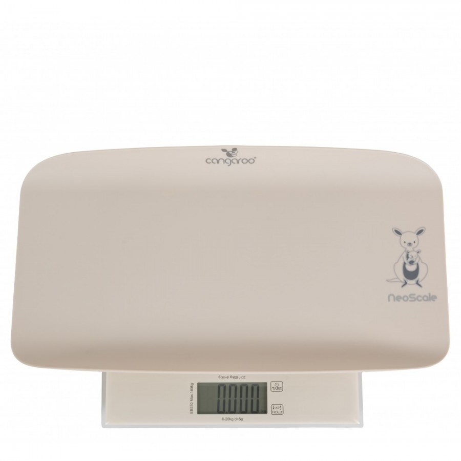 Cangaroo Ηλεκτρονική Ζυγαριά Βρέφους  2in1 έως 20 κιλά NeoScale Grey (3800146272968)