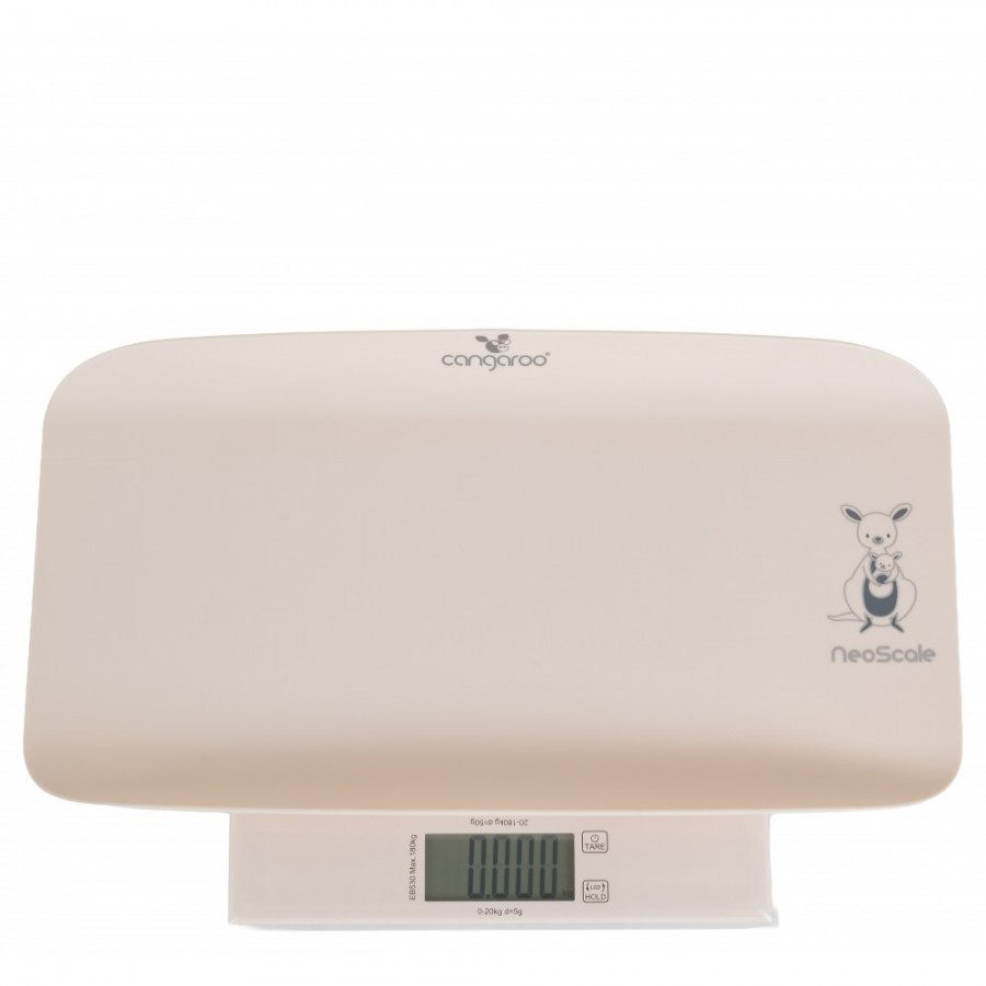 Cangaroo Ηλεκτρονική Ζυγαριά Βρέφους  2in1 έως 20 κιλά NeoScale Beige (3800146272975)