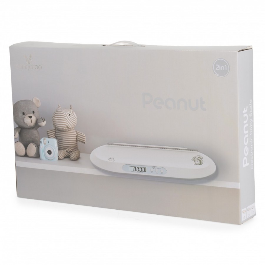 Cangaroo Ηλεκτρονική Ζυγαριά Βρέφους  έως 20 κιλά Peanut White (3800146272845)